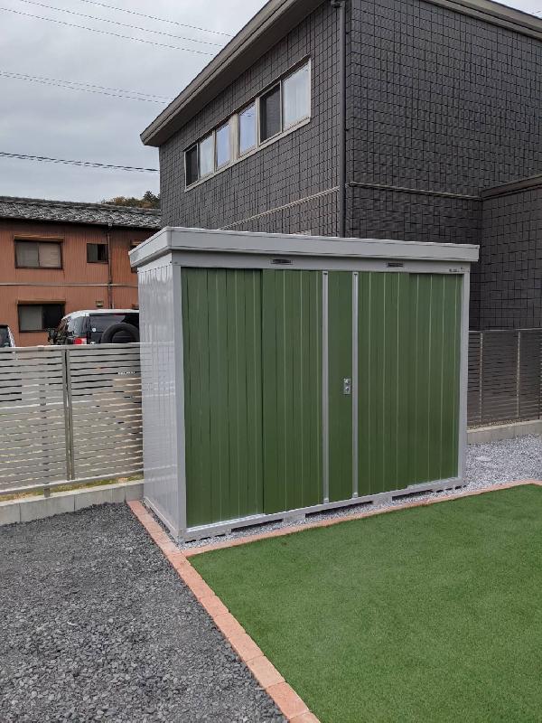 関市　バイク保管庫・物置・カーポート・テラス