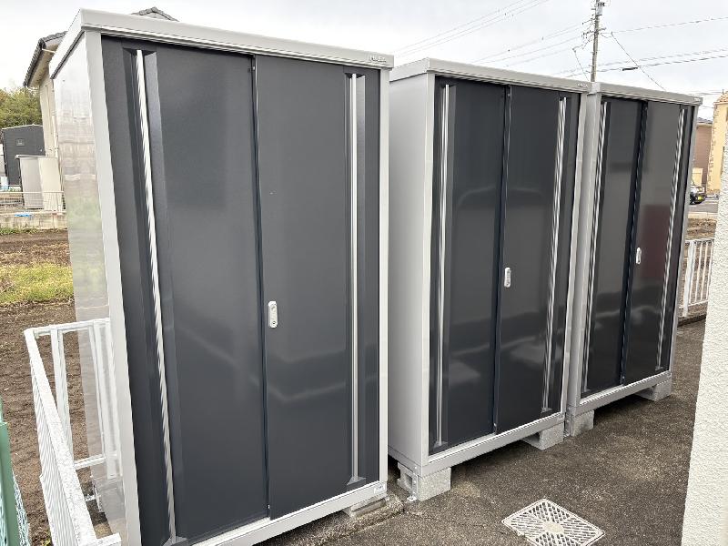 愛知県小牧市　物置設置・駐輪スペース工事