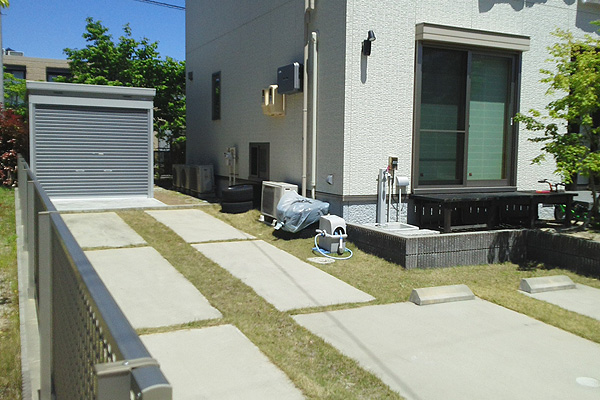 ガレージ・物置工事「ガレージ・物置の施工写真」