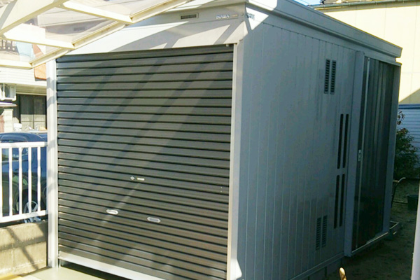 ガレージ・物置工事「ガレージ・物置の施工写真」